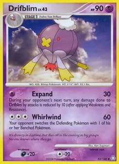 Drifblim card in English