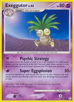 Exeggutor card in English
