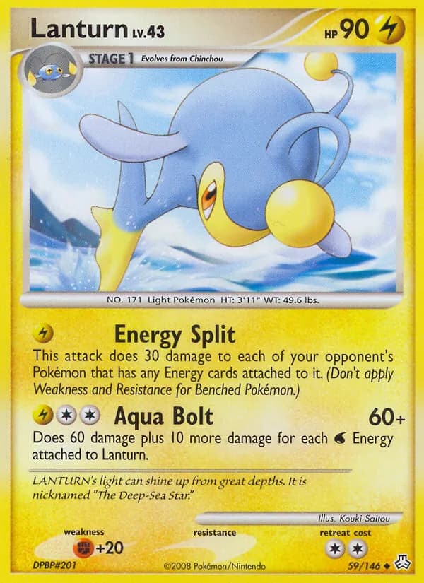 Lanturn card in English