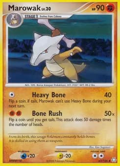 Marowak card in English