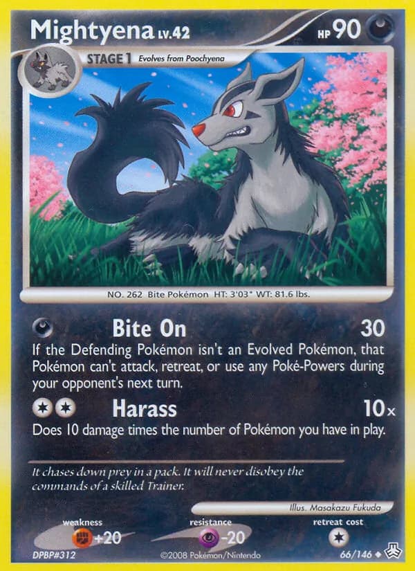 Mightyena card in English