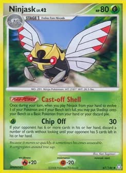 Ninjask card in English