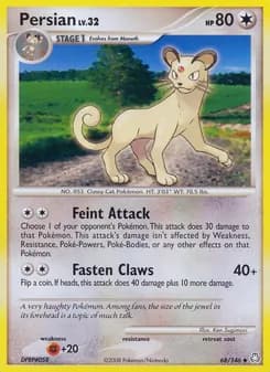 Persian card in English