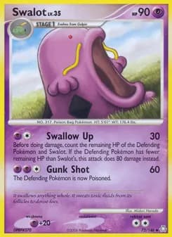 Swalot card in English