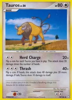 Tauros card in English