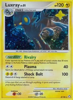 Luxray card in English