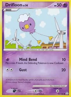Drifloon card in English