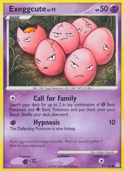 Exeggcute card in English