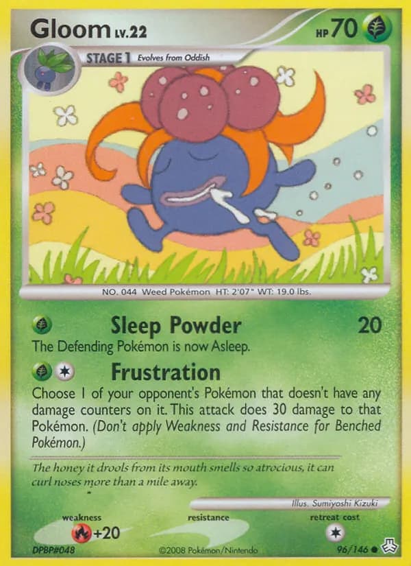 Gloom card in English