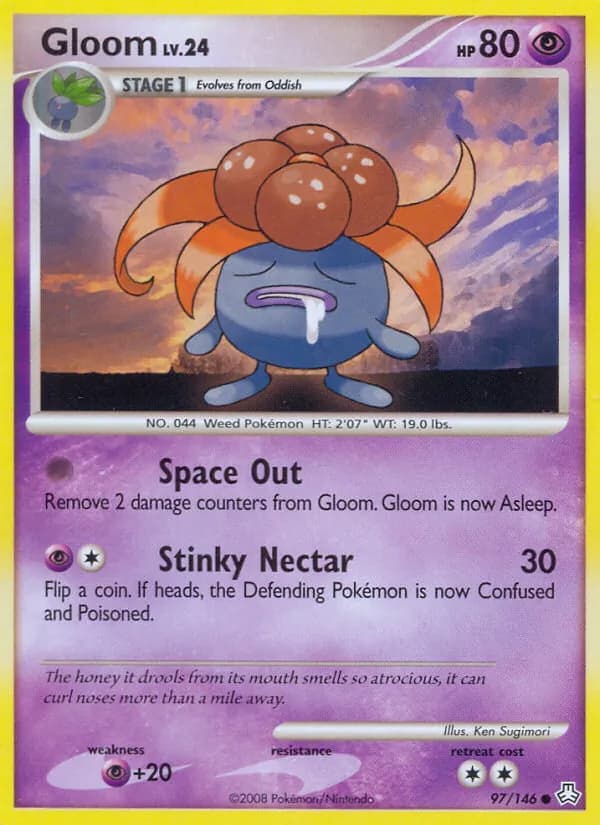 Gloom card in English