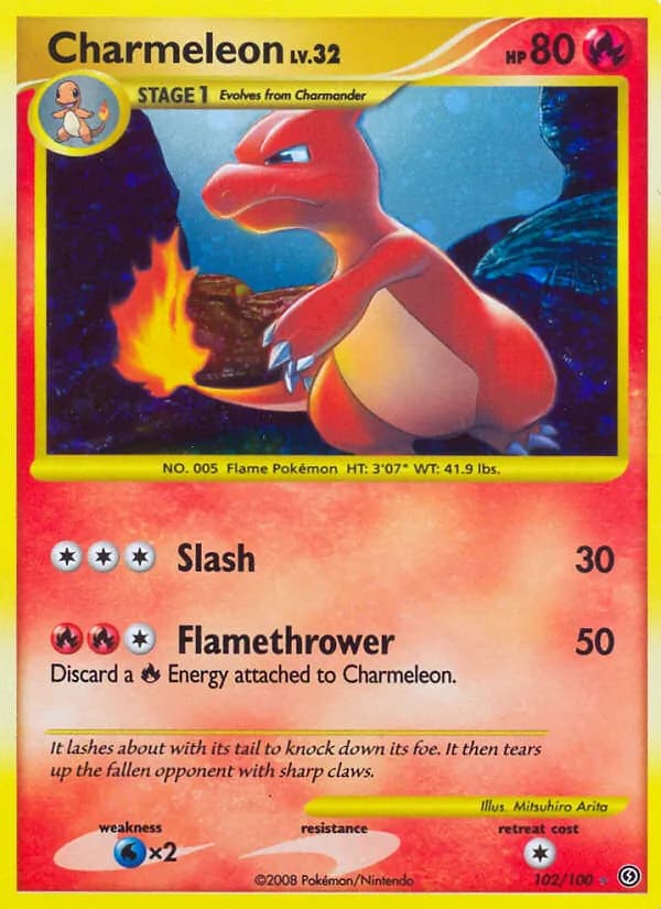 Charmeleon card in English