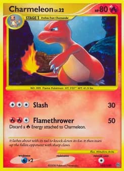 Charmeleon card in English