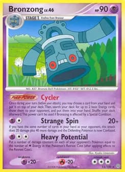 Bronzong card in English