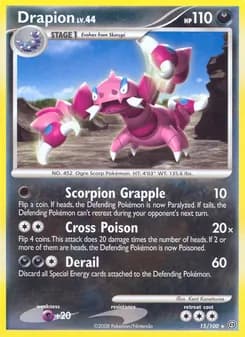Drapion card in English