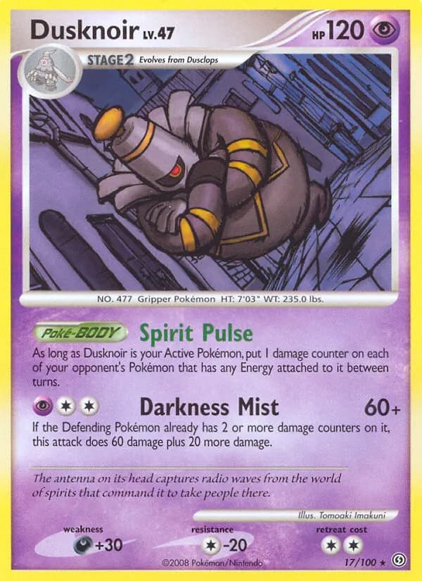 Dusknoir card in English
