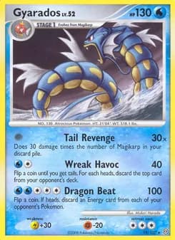 Gyarados card in English