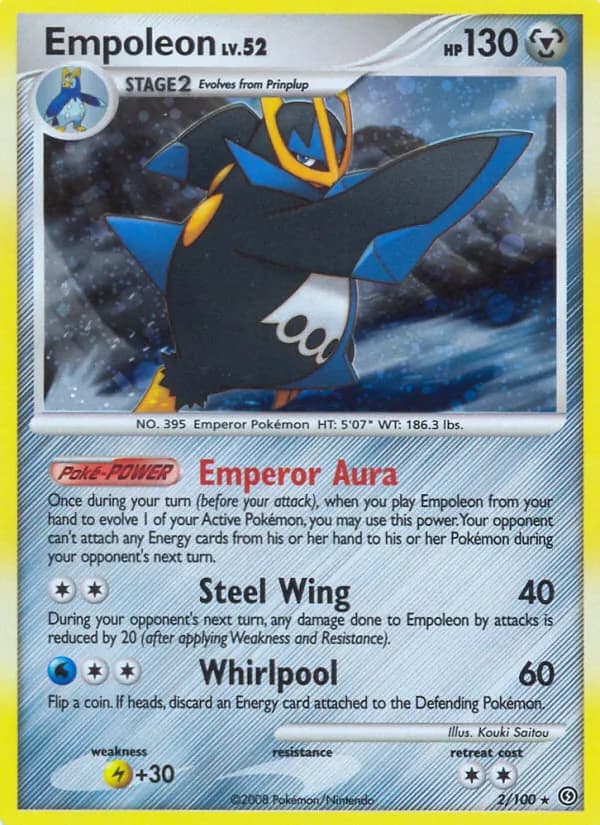 Empoleon card in English