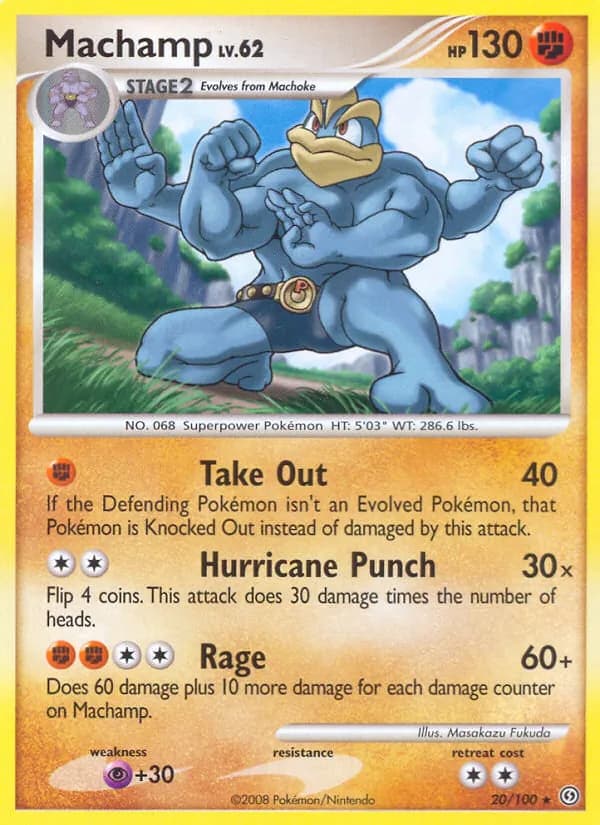 Machamp card in English