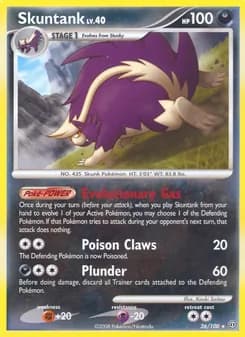Skuntank card in English