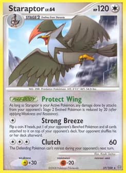 Staraptor card in English