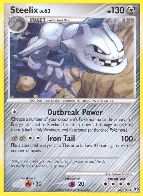 Steelix card in English