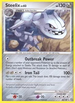 Steelix card in English