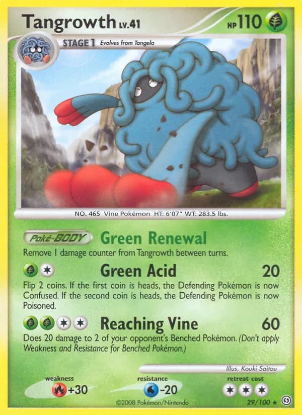 Tangrowth card in English