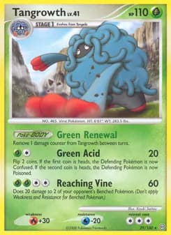 Tangrowth card in English