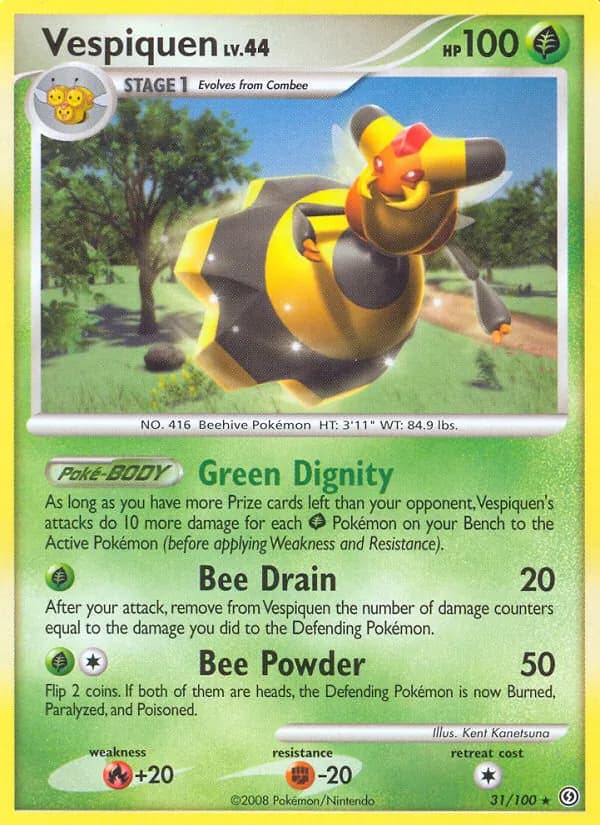 Vespiquen card in English