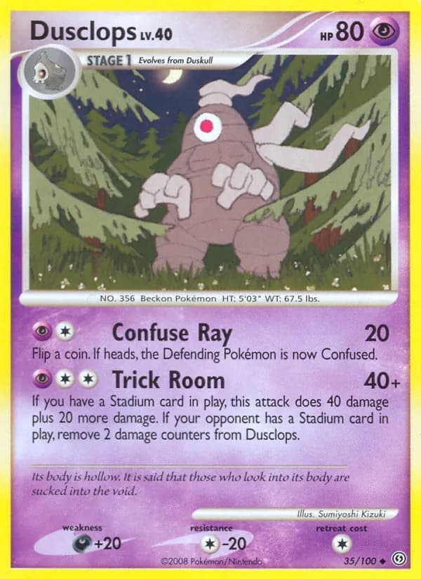 Dusclops card in English