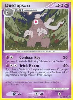 Dusclops card in English