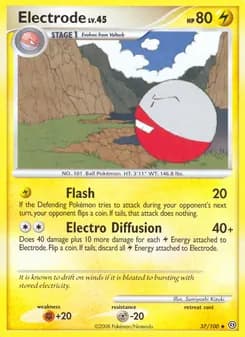 Electrode card in English