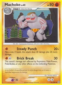 Machoke card in English