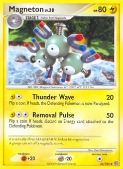 Magneton card in English