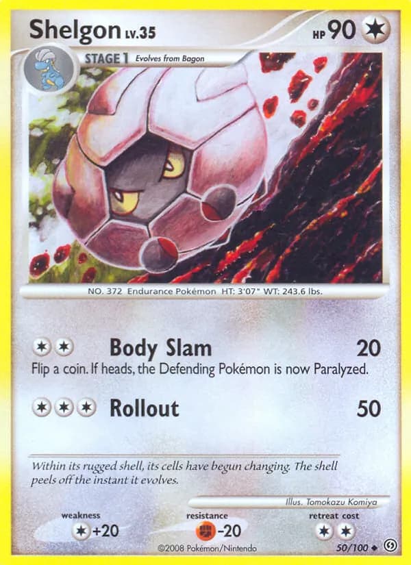 Shelgon card in English