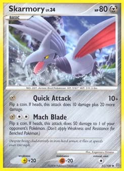 Skarmory card in English