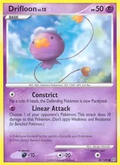 Drifloon card in English