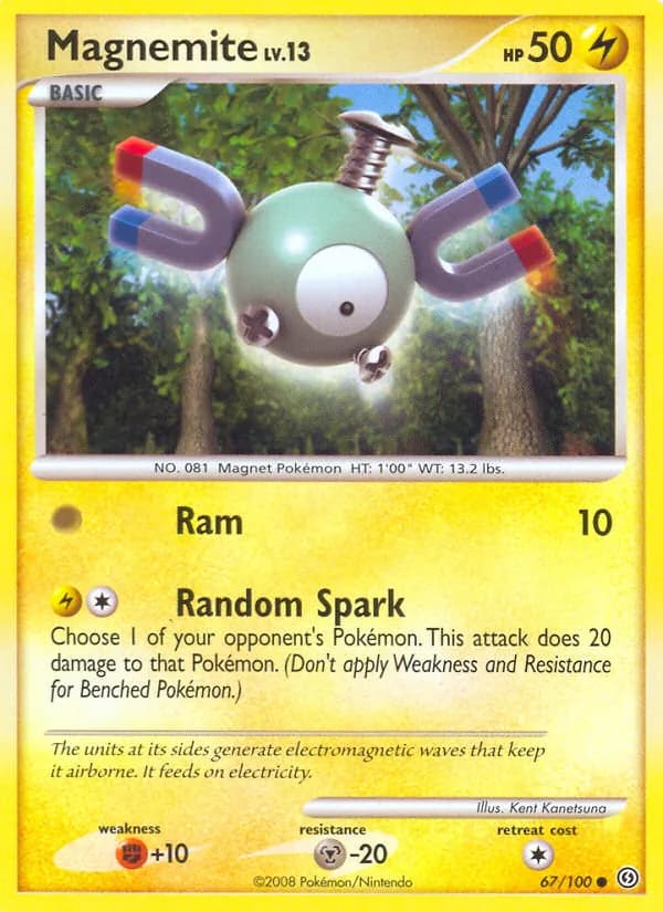 Magnemite card in English