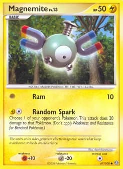 Magnemite card in English