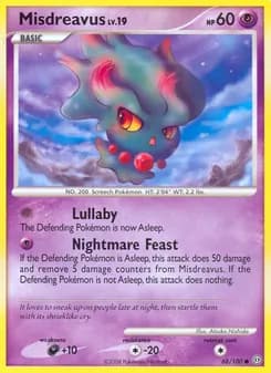 Misdreavus card in English