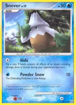 Snover card in English