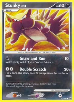 Stunky card in English