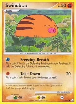 Swinub card in English