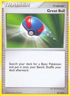 Great Ball card in English