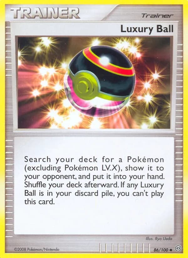 Luxury Ball card in English