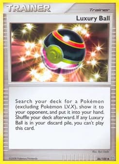 Luxury Ball card in English