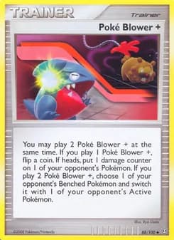 Poké Blower + card in English