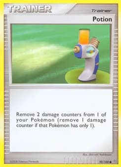Potion card in English
