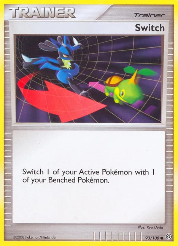 Switch card in English