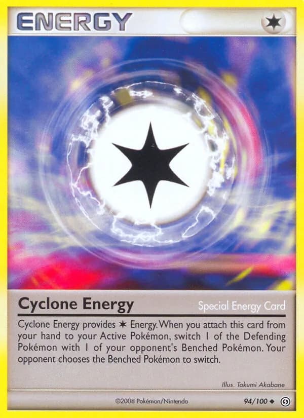 Cyclone Energy card in English